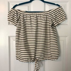 MADEWELL off the shoulder top